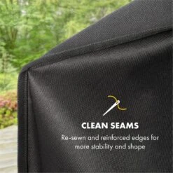 Tomahawk Wetterschutzhaube 600D Canvas 30/70% PE/PVC Schwarz -Der Grillgarten Winkels 10034713 yy 0004 logo Klarstein Tomahawk Wetterschutzhaube 140cm