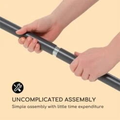 Flex-Shade L Sonnenschirm 130 X 180 Cm Polyester UV 50 Taupe -Der Grillgarten Winkels 10034727 yy 0008 logo Blumfeldt Flex Shade L Sonnenschirm 130x180 taupe