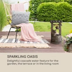 Speyer Kaskadenbrunnen Gartenbrunnen 4 Stufen Akku 2,8W Solar LED 11 Speyer Kaskadenbrunnen Gartenbrunnen 4 Stufen Akku 2,8W Solar LED -Der Grillgarten Winkels 10034731 yy 0003 logo Blumfeldt Speyer Kaskadenbrunnen