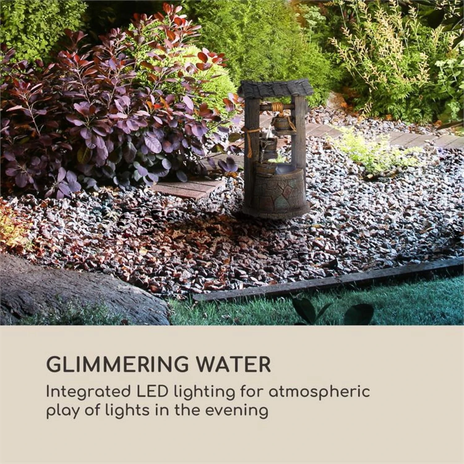 Speyer Kaskadenbrunnen Gartenbrunnen 4 Stufen Akku 2,8W Solar LED 8 Speyer Kaskadenbrunnen Gartenbrunnen 4 Stufen Akku 2,8W Solar LED – Bild 6
