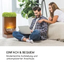 Windflower Gartenbrunnen Pflanzschale 11 W Indoor & Outdoor Verzinkt -Der Grillgarten Winkels 10034778 de 0003 logo