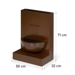 Windflower Gartenbrunnen Pflanzschale 11 W Indoor & Outdoor Verzinkt -Der Grillgarten Winkels 10034778 yy 0009 logo Blumfeldt Windflower Gartenbrunnen Zimmerbrunnen