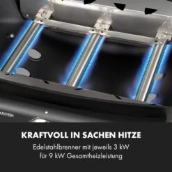 Vanquish Gasgrill 3 Edelstahlbrenner 3 X 3 KW 63,5 X 45 Cm Grillfläche -Der Grillgarten Winkels 10034805 de 0004 logo