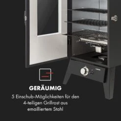 Pasadena Gas-Räuchergrill 2,5 KW Heizleistung 180 °C / 350 °F Max. -Der Grillgarten Winkels 10034818 de 0005 logo