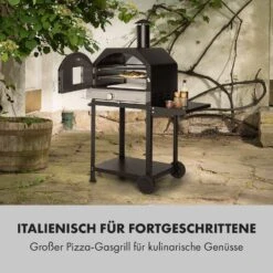 Pizzaiolo Pro Pizza-Gasgrill 76x143x66cm Schamottestein Stahl Mobil -Der Grillgarten Winkels 10034844 de 0002 logo