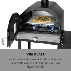Pizzaiolo Pro Pizza-Gasgrill 76x143x66cm Schamottestein Stahl Mobil -Der Grillgarten Winkels 10034844 de 0003 logo