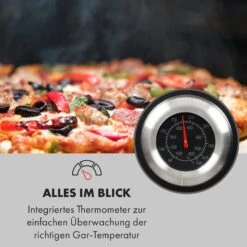 Pizzaiolo Pro Pizza-Gasgrill 76x143x66cm Schamottestein Stahl Mobil -Der Grillgarten Winkels 10034844 de 0006 logo
