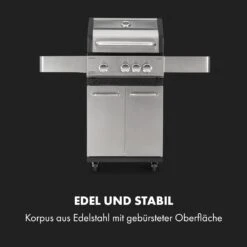Valkyrie Gasgrill 3x3,2 + 2,9 KW Sichtfenster 54x42 Cm Grill Edelstahl -Der Grillgarten Winkels 10034845 de 0004 logo