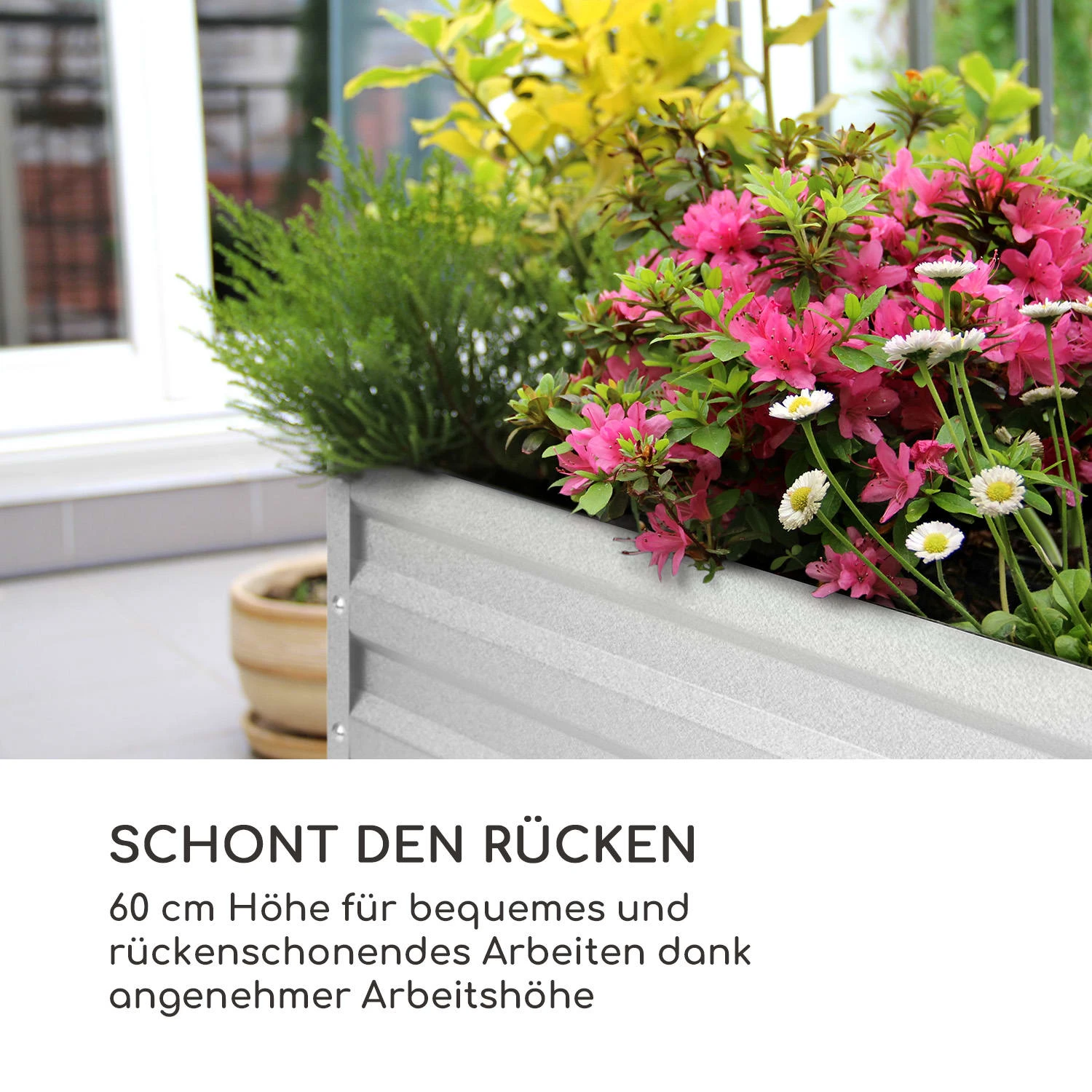 High Grow Straight Hochbeet 100x60x100cm 600l Stahl 5 High Grow Straight Hochbeet 100x60x100cm 600l Stahl – Bild 3