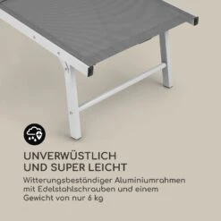 Sunnyvale Liegestuhl Mit Fußteil Aluminium 4-Stufen -Der Grillgarten Winkels 10035337 de 0007 logo