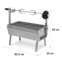 Sauenland Mini Rotisserie-Grill Drehspieß 4W 12kg Max. Edelstahl -Der Grillgarten Winkels 10035371 yy 0007 dimensions