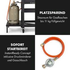 Kingsville Smoker Kombigrill Gas Kohle Smoker 13,5kW 3+1 Brenner -Der Grillgarten Winkels 10035409 de 0007 logo