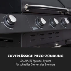 Kingsville Smoker Kombigrill Gas Kohle Smoker 13,5kW 3+1 Brenner -Der Grillgarten Winkels 10035409 de 0008 logo
