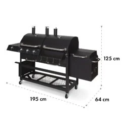 Kingsville Smoker Kombigrill Gas Kohle Smoker 13,5kW 3+1 Brenner -Der Grillgarten Winkels 10035409 yy 0011 logo