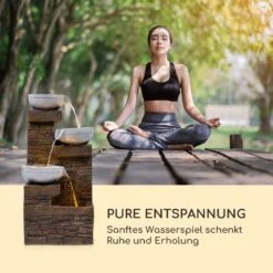 Fez Solarbrunnen LED 34 X 76 X 36 Cm (BxHxT) Polyresin -Der Grillgarten Winkels 10035716 de 0004 logo