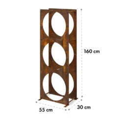 Trio Circulo Holzspeicher 55 X 160 X 30 Cm 3 Mm Stahl Regal Rostoptik -Der Grillgarten Winkels 10035767 yy 0005 logo