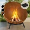 Fireball Rust Feuerschale 60 Cm Ø Kippbare Rost-Finish Rost -Der Grillgarten Winkels 10035770 de 0001 main