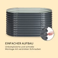 High Grow Hochbeet 160 X 80 X 80 Cm Stahl-Wellblech Einfacher Aufbau -Der Grillgarten Winkels 10035814 de 0005 logo