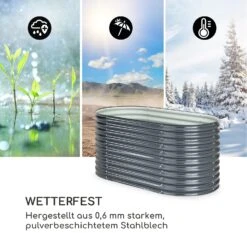High Grow Hochbeet 160 X 80 X 80 Cm Stahl-Wellblech Einfacher Aufbau -Der Grillgarten Winkels 10035814 de 0006 logo