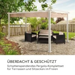 Pantheon Pergola Aluminiumkantrohr 3x4m 4 Eckpfosten Wasserabweisend -Der Grillgarten Winkels 10035878 de 0002 logo