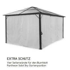 Pantheon Solid Sky Pavillon-Seitenwände 3x4 4 Stück 140g/m² -Der Grillgarten Winkels 10035911 de 0003 logo