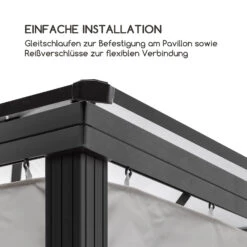 Pantheon Solid Sky Pavillon-Seitenwände 3x4 4 Stück 140g/m² -Der Grillgarten Winkels 10035911 de 0004 logo