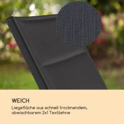 Limala Sonnenliege Lounger Stahl/Aluminium Textilene 150 Kg Mobil -Der Grillgarten Winkels 10035920 de 0005 logo