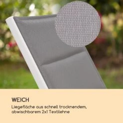 Limala Sonnenliege Lounger Stahl/Aluminium Textilene 150 Kg Mobil -Der Grillgarten Winkels 10035921 de 0005 logo