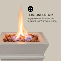 Prati Gas-Feuerstelle 13 KW Elektrisches Zündsystem Lavasteine Inkl. Regenschutz -Der Grillgarten Winkels 10035935 de 0003 logo