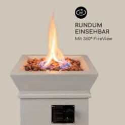 Prati Gas-Feuerstelle 13 KW Elektrisches Zündsystem Lavasteine Inkl. Regenschutz -Der Grillgarten Winkels 10035935 de 0005 logo