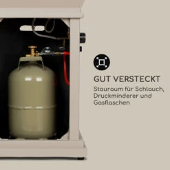 Prati Gas-Feuerstelle 13 KW Elektrisches Zündsystem Lavasteine Inkl. Regenschutz -Der Grillgarten Winkels 10035935 de 0006 logo