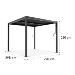 Pantheon Climax Ambient 3x3 M 4 Eckpfosten Bioklimatisches Dach -Der Grillgarten Winkels 10035942 yy 0009 logo