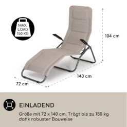 Vitello Noble Sonnenliege 70x110x140cm Atmungsaktiv Wetterfest Faltbar 11 Vitello Noble Sonnenliege 70x110x140cm Atmungsaktiv Wetterfest Faltbar -Der Grillgarten Winkels 10035956 de 0004 logo