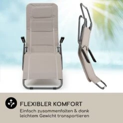 Vitello Noble Sonnenliege 70x110x140cm Atmungsaktiv Wetterfest Faltbar 12 Vitello Noble Sonnenliege 70x110x140cm Atmungsaktiv Wetterfest Faltbar -Der Grillgarten Winkels 10035956 de 0005 logo