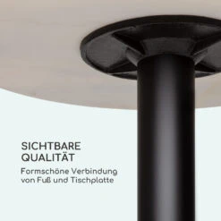 Patras Pearl Bistro-Tisch Jugendstil Marmor Ø 60 Cm H 75 Cm Gusseisern -Der Grillgarten Winkels 10035977 de 0006 logo