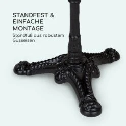 Patras Onyx Bistro-Tisch Mit Jugendstil Marmor 60 X 60 Cm Höhe: 72 Cm Dreibein -Der Grillgarten Winkels 10035979 de 0005 logo