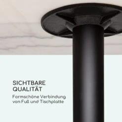 Patras Onyx Bistro-Tisch Mit Jugendstil Marmor 60 X 60 Cm Höhe: 72 Cm Rund -Der Grillgarten Winkels 10035980 de 0006 logo