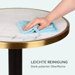 Patras Jewel Marmor-Tisch Jugendstil Ø: 57,5 Cm H: 75 Cm Gusseiserner Standfuß -Der Grillgarten Winkels 10035982 de 0004 logo