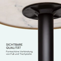 Patras Jewel Marmor-Tisch Jugendstil Ø: 57,5 Cm H: 75 Cm Gusseiserner Standfuß -Der Grillgarten Winkels 10035982 de 0006 logo