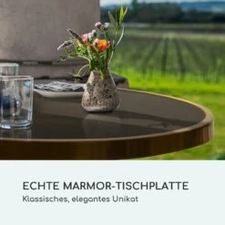 Patras Lux Bistro-Tisch Mit Dreifuß Marmortisch Ø: 57,5 Cm Höhe: 72 Cm -Der Grillgarten Winkels 10035984 de 0003 logo
