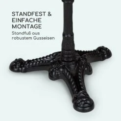 Patras Lux Bistro-Tisch Mit Dreifuß Marmortisch Ø: 57,5 Cm Höhe: 72 Cm -Der Grillgarten Winkels 10035984 de 0005 logo