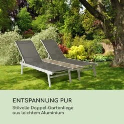 Pompei Sonnenliege Lounger 2 Pers. Aluminium Abstellfläche -Der Grillgarten Winkels 10035986 de 0002 logo