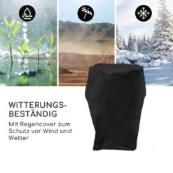 Savage 2.0 Tall Feuerschale Mit Grill Bambus-Seitentische Inkl. Wetterschutz -Der Grillgarten Winkels 10036087 de 0008 logo