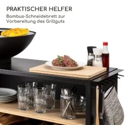 Savage 2.0 Wide Feuerschale Grill Bambus-Schneidebrett Wetterschutz -Der Grillgarten Winkels 10036090 de 0003 logo