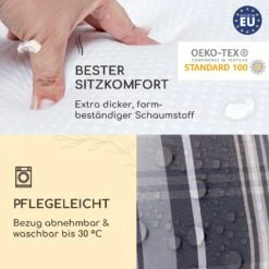 Sylt Polsterauflage Sesselauflage Kopfkissen Polyester 50x120x9cm -Der Grillgarten Winkels 10037336 de 0004 logo