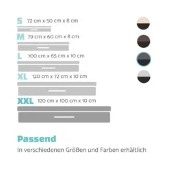 Balu Hundebett Hundekissen | Waschbar | Orthopädisch | Rutschfest | Atmungsaktiver Memory-Schaum | Größe XXL (120 X 10 X 100 Cm) -Der Grillgarten Winkels 10037558 de 0007 logo