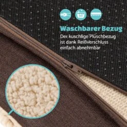 Balu Hundebett Hundekissen | Waschbar | Orthopädisch | Rutschfest | Atmungsaktiver Memory-Schaum | Größe M (79 X 8 X 60 Cm) -Der Grillgarten Winkels 10037560 de 0005 logo