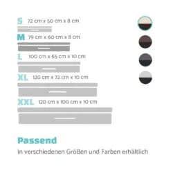 Balu Hundebett Hundekissen | Waschbar | Orthopädisch | Rutschfest | Atmungsaktiver Memory-Schaum | Größe M (79 X 8 X 60 Cm) -Der Grillgarten Winkels 10037560 de 0007 logo