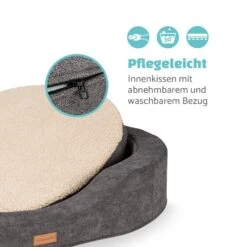 Lotte Hundebett Waschbar Orthopädisch Rutschfest Memory-Schaum Größe L -Der Grillgarten Winkels 10037575 de 0005 logo