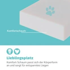 Emma Hundebett Hundekorb | Waschbar | Rutschfest | Atmungsaktiv | Wendematratze | Kissen | Größe M (80 X 20 X 70 Cm) -Der Grillgarten Winkels 10037611 de 0003 logo